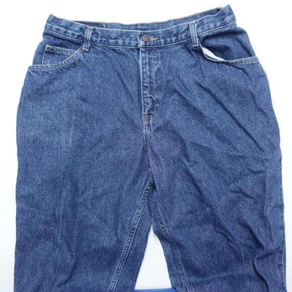 Gitano Mom Jeans Women's 18 Petite Blue Medium Wash Denim Tapered Leg Classic - Picture 3 of 9